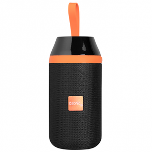Asonic AS-04 2x5W USB TF Kart AUX 1200mAh Batarya Bluetooth V5.0 Kablosuz Ta��nabilir Speaker (Siyah Turuncu)
