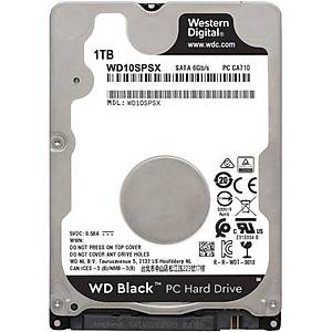 Western Digital Black 2.5 1TB 64MB 7200RPM WD10SPSX HDD & Harddisk