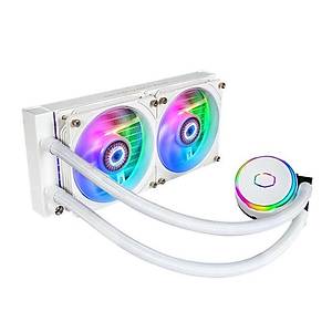 CM MasterLiquid PL240 Beyaz Flux ARGB Led Fanl� ��lemci S�v� So�utma Kiti