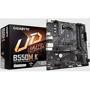 Gigabyte B550M K AMD AM4 DDR4 Micro ATX Anakart