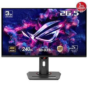 Asus Rog Strix XG27UCDMG 27 in� 240 Hz 0.03 ms QHD Adaptive Sync QD-OLED Pivot Gaming (Oyuncu) Monit�r