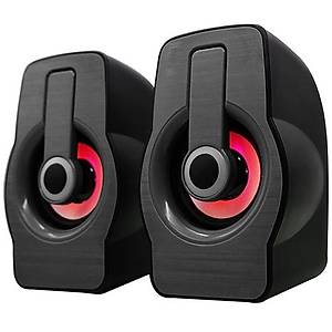 Snopy SN-X23 RGB I��kl� 3W*2 Syh/K�rm�z� USB Speaker Ses Sistemi