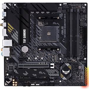 Asus Tuf Gaming B550M-Plus Wifi AMD B550 AM4 DDR4 4400 DP HDMI �ift M2 USB3.2 AX Wifi + BT ARGB 2.5GBit Lan Matx PCIe 4.0 ECC Anakart