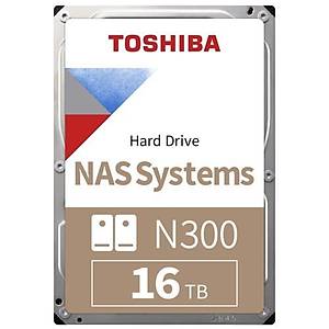TOSHIBA N300 7200RPM 16TB SATA 512MB HDWG51GUZSVA