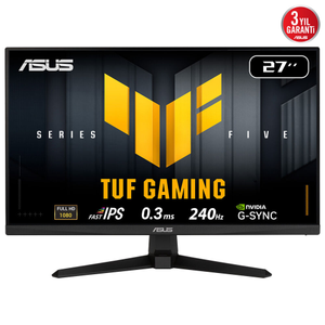 ASUS TUF GAMING VG279QM5A 27" 0.3ms, 240Hz, Full HD, DP, 2xHDMI, Hoparl�r, Fast IPS LED, ELMB Sync Premium, GAMING Monit�r