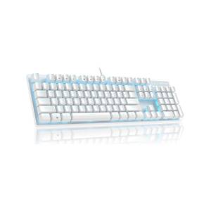 MageGee MK-STORM 104 Tu� Blue Switch Kablolu Beyaz Mekanik Oyuncu Klavyesi