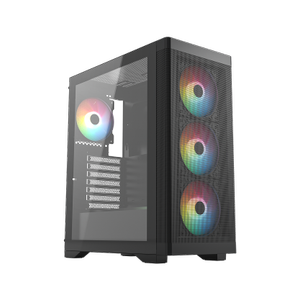 Frisby FC-9480G 600W +80 Bronze RGB 4X8120MM Fan�Gaming Siyah Kasa
