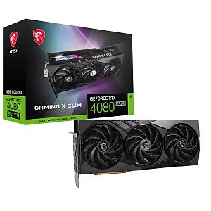 Msi VGA Geforce RTX 4080 SUPER 16G GAMING X SLIM RTX4080S 16GB GDDR6X 256B DX12 PCIE 4.0 X16 (3XDP 1XHDMI)