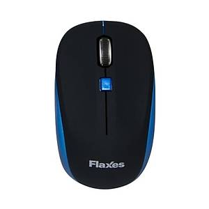 Flaxes FLX-925MS Optik Kablosuz Mouse Mavi-Siyah