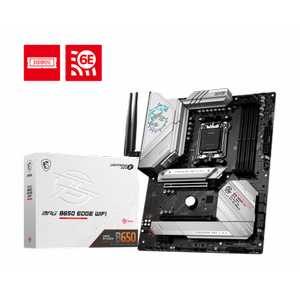 Ms� Mpg B650 EDGE WIFI DDR5 6600(OC)MHz HDMI DP M.2 ATX AM5 Anakart