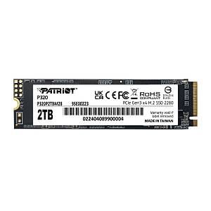 Patriot P320 2TB 3000/2200MB/s NVMe M.2 SSD Disk (P320P2TBM28)