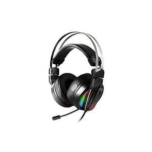 Msi GG Immerse GH70 Gaming Headset 7.1 �evresel Ses RGB LED Ayd�nlatma Mystic Light 50MM S�r�c� 100HZ-10KHZ 2.2K OHM Mikrofon 2M Orgu Oyuncu Kulakl�k