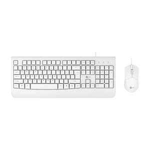 Lenovo Lecoo CM105 Beyaz Kablolu Mouse Set