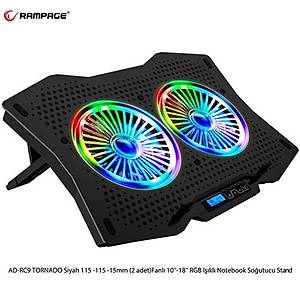 Rampage AD-RC9 Tornado RGB Notebook So�utucu