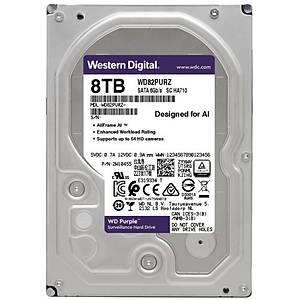 Western Digital  Purple 3,5 8TB 256MB 7200RPM WD82PURZ