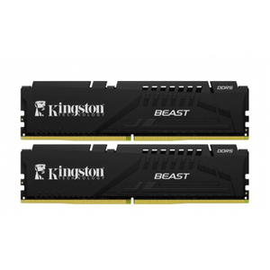 Kingston Beast Black 64GB (2x32) DDR5 6000MHZ CL30 KF560C30BBEK2-64TR Siyah Gaming Ram