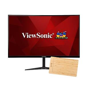 VIEWSONIC VX2718-2KPC-MHD 2K 1MS 165HZ CURVE GAMING MONITOR + WOODPAD 10 GRAFIK TABLET