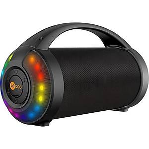 Lecoo DS156 Lenovo RGB Bluetooth Stereo IPX5 Ta��nabilir Boombox Siyah Speaker