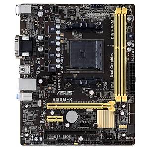 Asus A58M-K A58 DDR3 mATX GLAN Sata3 Com DSub DVI Anakart