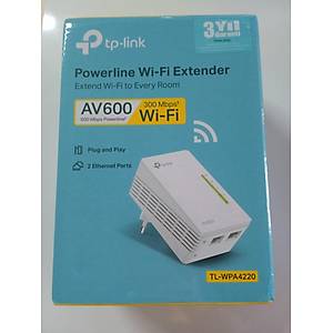 Tp-Link TL-WPA4220 AV600 Wi-F� Kablosuz Powerline Elektrik Hatt� �nternet Geni�letici Tek Adapt�r ( Outlet )