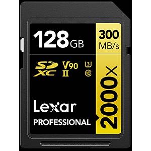 Lexar Professional 2000x LSD2000128G-BNNNG Class 10 UHS-II 128 GB Haf�za Kart�