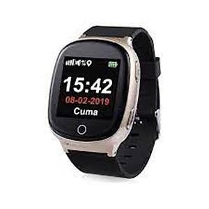 T Smart S3 GPS Senior Watch Siyah Ak�ll� Saat