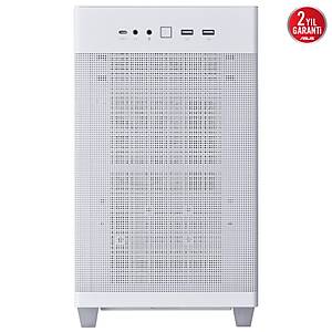 Asus Prime AP201 Tamperli  Cam Beyaz mAtx Kasa