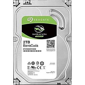Seagate Barracuda 3.5 2TB 7200RPM SATA 3.0 NCQ 256MB 220MB/S 55TB/Yil Isy�k� Desktop Disk ST2000DM008 HDD & Harddisk
