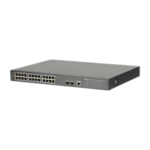 DAHUA PFS4226-24GT-240 24GE PoE Port (24xPoE 240W) 2xSFP Y�netilebilir Switch