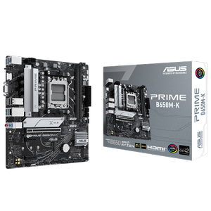 Asus Prime B650M-K AMD AM5 DDR5 6400+(OC) M2 Micro ATX Anakart