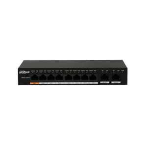 Dahua PFS3010-8ET-96 8 Port MegaBit 8 Port PoE 96W +2 Port GigaBit Uplink Y�netilemez Masa�st� Switch
