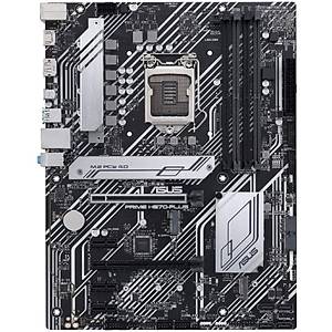 Asus Prime H570M-Plus Intel H570 LGA1200 DDR4 4600 DP HDMI DVI 2X M2 USB3.2 Aura RGB Matx Anakart