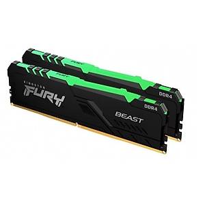 Kingston Fury Beast 16gb RGB DDR4 3200Mhz KF432C16BBAK2/16 2x8G Ram