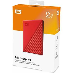 Western Digital My Passport WDBYVG0020BRD 2 TB USB 3.2 K�rm�z� 2.5in� Harici Harddisk