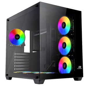 PowerBoost PB-SS02B Sea View USB 3.0 ATX 7 x ARGB Fanl� Siyah Kasa