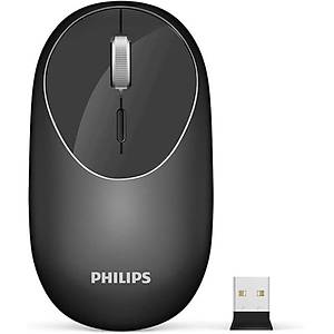 Philips SPK7364 Siyah Kablosuz �arjl� Optik Mouse