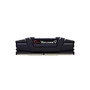 GSkill Ripjaws V 8GB (1X8GB)  DDR4-3200Mhz F4-3200C16S-8GVKB CL16 1.35V Siyah Ram
