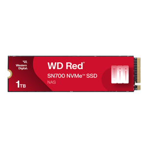 WD Red SN700 WDS100T1R0C 1TB 3430/3000 SERVER ve NAS i�in Enterprise Gen3 NVMe PCIe M.2 2280 SSD