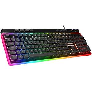 Rampage SHINE K14 Siyah USB RGB Backlight Membrane Gaming Oyuncu Klavye