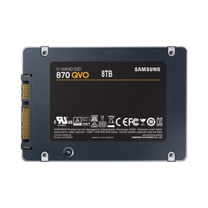 Samsung MZ-77Q8T0BW, 870 QVO, 8TB, 560/530, 2,5" SATA, SSD