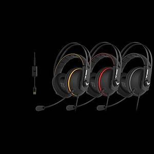 Asus Tuf Gaming H7 RED 7.1 Oyuncu Kulakl��� 53MM Asus Essence S�r�c� Pc Mac PS4 Nintendo Switch Mobil XBOX 360 Uyumlu