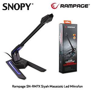 Snopy Rampage SN-RM7X Siyah Masa�st� Mikrofon