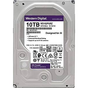 Western Digital Purple 3,5 10TB 256MB 7200RPM WD102PURZ HDD & Harddisk