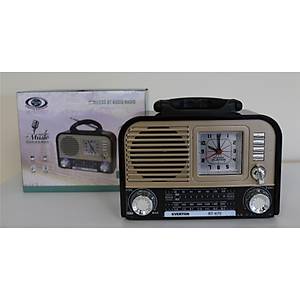 Everton RT-670 Bluetooth Usb-Micro Sd Saatli Nostaljik Radyo