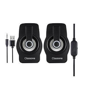 Classone X1 Black RGB Gaming Hoparl�r Siyah