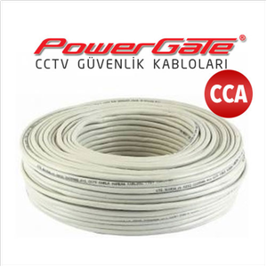 PowerGate CELL 120mt 2+1 (2x0,22+0,25) CCA CCTV G�venlik Kablosu