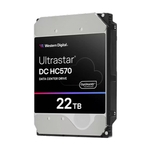 WD Ultrastar WUH722222ALE6L4 3.5�n� 22TB 512Mb 7200Rpm 7/24 Enterprise Data Center - G�venlik - Nas - Server Harddisk (DC HC570) (0F48155)
