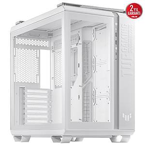 Asus Tuf Gaming GT502 Panaromik Temperli Cam Usb Type-C Beyaz TYPE-C ATX Kasa