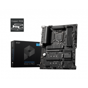 MSI B560-A PRO SOKET 1200 DDR4 5066 (OC) PCI-E Gen 4 ,M.2 USB3.2� 1x 2.5G LAN ATX