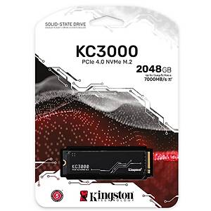 Kingston KC3000 2TB M.2 SKC3000D/2048G  NVMe PCIe 4.0 7000/7000MB/s SSD